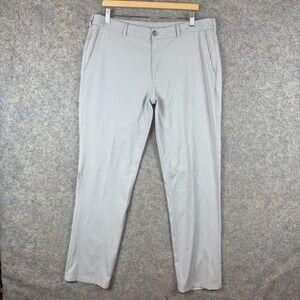 Mizzen Main Pants Men 36x32 Gray Baron Chino Lightweight Performance Trouser
